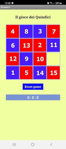 quindici - Screenshot 1