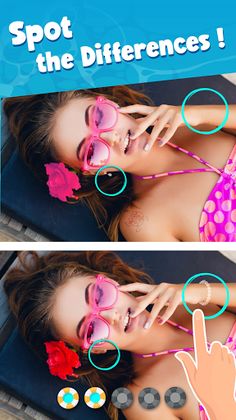 Find Difference: Bikini Girl - Screenshot 2