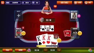Triple One Poker and Teenpatti - Screenshot 2