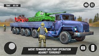 Army Vehicle Transport Sim 3d - Screenshot 2