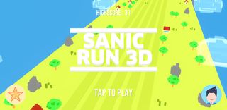 Sanic Run 3D - Screenshot 1