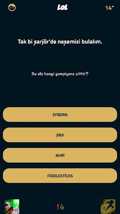LoL Bilgi Yarışması - Screenshot 3