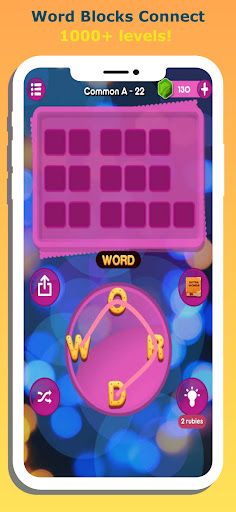 Word Blocks Connect - Screenshot 1