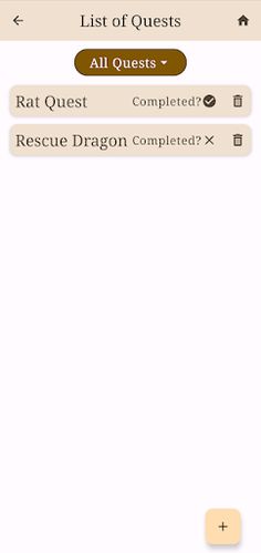 Quest Organiser - Screenshot 1