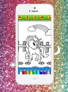 Pixeame Unicorn Coloring Book - Screenshot 2