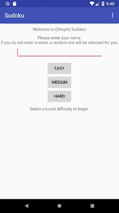 Sudoku (small and simple) - Screenshot 1