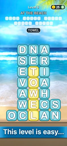 Word Blocks Connect Stacks - Screenshot 1
