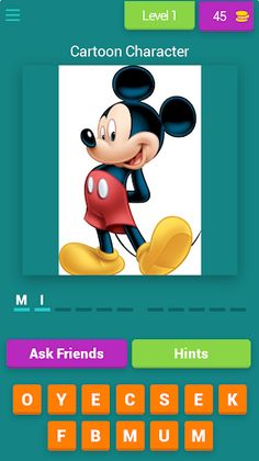 Guess the cartoon character - Screenshot 1