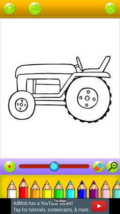 tractor coloring book - Screenshot 4