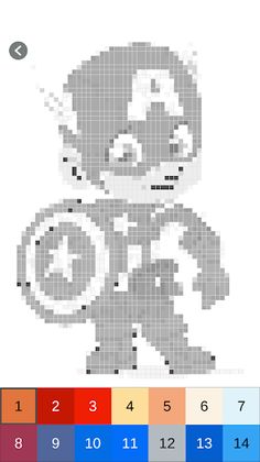 Cute Superhero Pixel Art - Screenshot 4