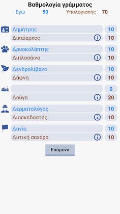Όνομα Ζώο Φυτό Χώρα - Screenshot 3