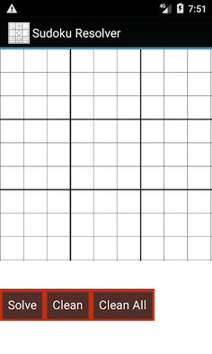 Sudoku Resolver - Screenshot 1