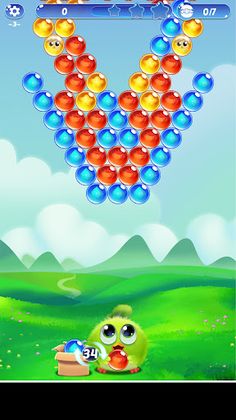 Bubble Shooter - Rescue chicks - Screenshot 1