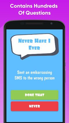 Never Have I Ever : Party Game - Screenshot 1