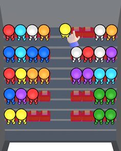 seat sort puzzle - Screenshot 3