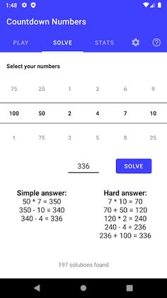 Countdown Numbers - Screenshot 3