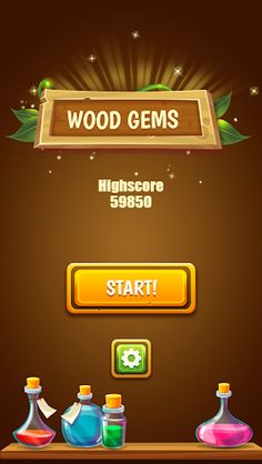 Wood Gems-Match 3 - Screenshot 1