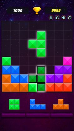 Block Puzzle Brick Gems Classi - Screenshot 1