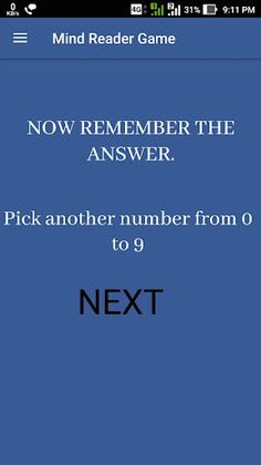 Mind Reader Game - Screenshot 2