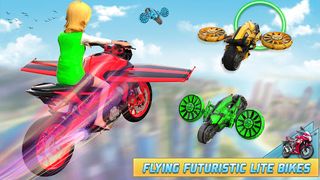 Flying Light Bike Stunts 3D - Screenshot 1