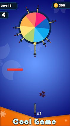 Knife Hit : Rainbow Archery - Screenshot 2