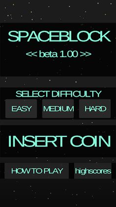SpaceBlock - Free Endless Wall - Screenshot 1