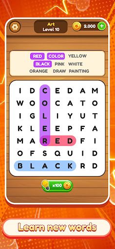 Words search - Hidden words - Screenshot 3