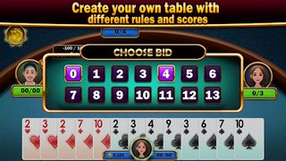 Spades classic card offline - Screenshot 2