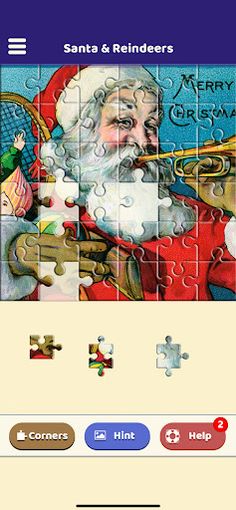 Santa and the Reindeers Puzzle - Screenshot 4