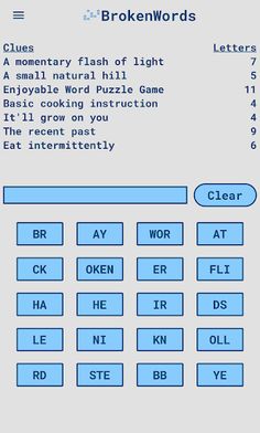 BrokenWords - Screenshot 1