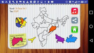 India Map Game - Screenshot 2