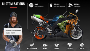 Racing Fever: Moto - Screenshot 3
