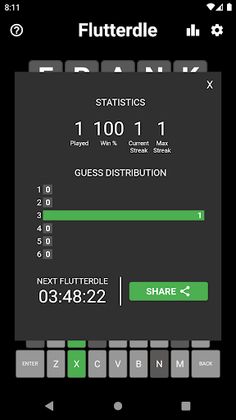 Flutterdle - Screenshot 2