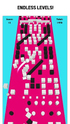 3D Bump Ball: Push The Hurdle  - Screenshot 2