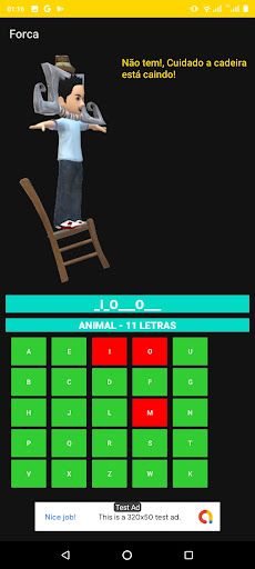 Jogo da Forca - Screenshot 2