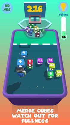 Merge Basket 2048 - Screenshot 1