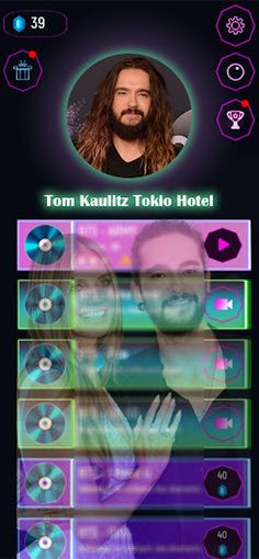 Tom Kaulitz Tokio Hotel Tiles - Screenshot 1