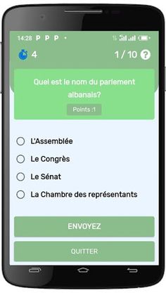 Quiz Albanie - Screenshot 3