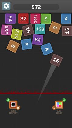 Gravity Cubes: Physics 2048 - Screenshot 2