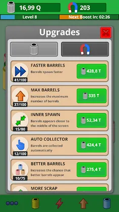 Scrap Collector Idle Game - Screenshot 2