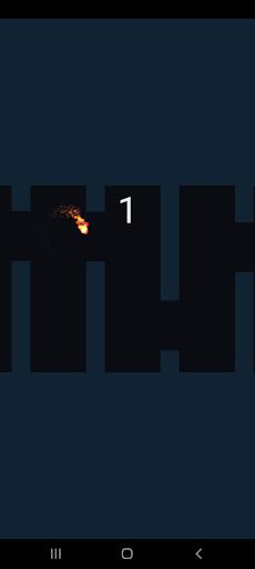 flappy ball fire - Screenshot 2