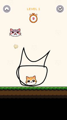 Oh No Cat: Drawing Puzzle Game - Screenshot 1