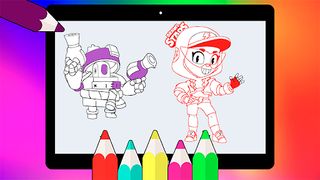 Brawl Stars coloring book - Screenshot 2