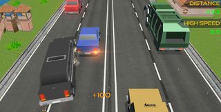 Blocky Cars Rush Drive - Screenshot 3