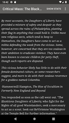 Critical Mass: The Black Vein - Screenshot 4