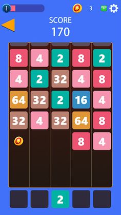 Number drop 2048 puzzle games - Screenshot 4