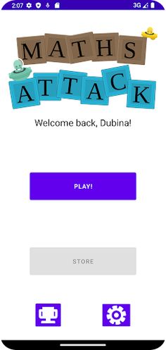 Maths Attack - Screenshot 1