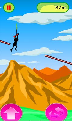 Stickman Slide Fun - Screenshot 2