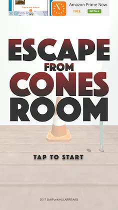 Escape from Cones Room - Screenshot 1