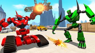 Robot Bus Army Car Game 3d - Screenshot 3